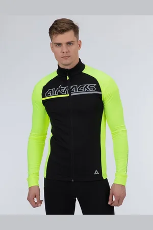 Airtracks Radtrikot Herren Thermo Fahrradtrikot Langarm Pro Team Radtrikot mit Winter Fleece für Herbst-Winter » S M L XL XXL XXXL « - Verkäufer: Sport