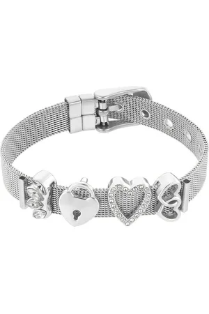 Heideman Armband Mesh Armband rose goldfarben (Armband, inkl. Geschenkverpackung), Charms sind austauschbar - Verkäufer: