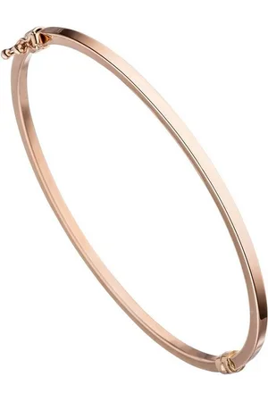 Jobo Armreif Armband oval, 585 Roségold