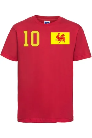 Youth Designz T-Shirt Belgien Kinder T-Shirt im Fußball Trikot Look mit trendigem Motiv - Verkäufer: EmDa Trading GmbH