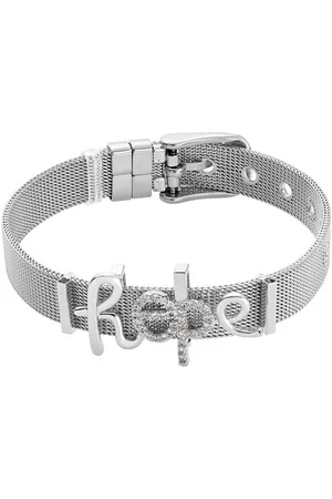 Heideman Armband Mesh Armband Hope poliert (Armband, inkl. Geschenkverpackung), Charms sind austauschbar - Verkäufer: