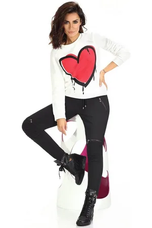 Basbleu Schlupfhose im Biker-Stil, Hose Damen Leggings Damenhose - Verkäufer: Firstclass Trendstore