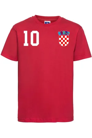 Youth Designz T-Shirt Kroatien Kinder T-Shirt im Fußball Trikot Look mit trendigem Motiv - Verkäufer: EmDa Trading GmbH
