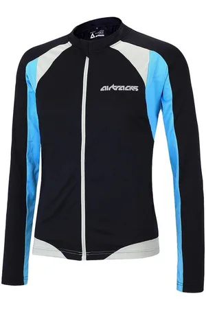 Airtracks Radtrikot Herren Fahrradtrikot Langarm Pro T Radtrikot - Jersey mit Quick Dry & Anti-UV » S M L XL XXL XXXL « - Verkäufer: Sport
