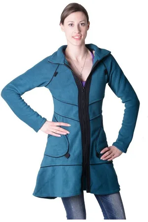 Kunst und Magie Fleecejacke Patchwork Fleecemantel - Goa Hippie Jacke Damenjacke - Verkäufer: