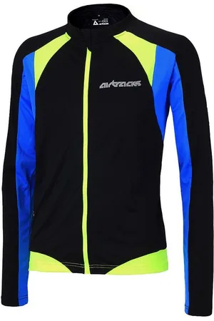 Airtracks Radtrikot Herren Fahrradtrikot Langarm Pro T Radtrikot - Jersey mit Quick Dry & Anti-UV » S M L XL XXL XXXL « - Verkäufer: Sport