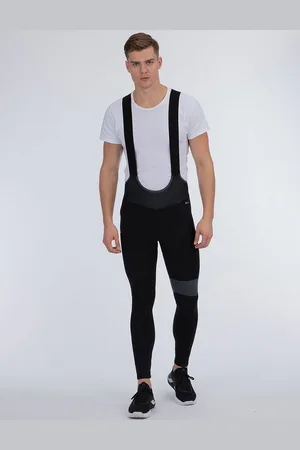 Airtracks Fahrradhose Herren Thermo Fahrradhose mit Träger Lang Pro Team II (Radhose mit Kälteschutz & Komfort,für Herbst - Winter) » S M L XL XXL XXXL « - Verkäufer: Sport