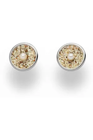 DUR Ohrring-Set Schmuck: Ohrring, Ohrstecker "Sandschale" mit Strandsand O4992 - Verkäufer: Strandsandschmuck