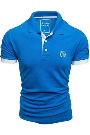 amaci Poloshirt MEMPHIS Basic Kontrast Polo Shirt - Verkäufer: