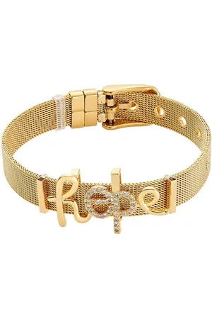 Heideman Armband Mesh Armband Hope poliert (Armband, inkl. Geschenkverpackung), Charms sind austauschbar - Verkäufer: