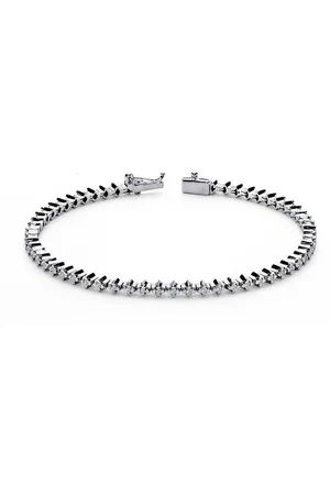EinStein Diamant Tennisarmband Diamant Tennis Armband 14 Karat Weißgold - Verkäufer: