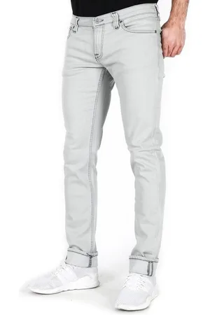 Nudie Jeans Skinny-fit-Jeans Unisex Low Waist Stretch - Tight Long John Cool Grey - Verkäufer: DenimBar