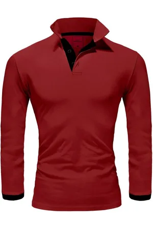 amaci Poloshirt CHARLOTTE Langarm Kontrast Poloshirt - Verkäufer: