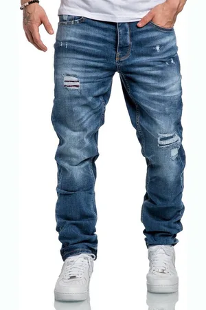 amaci Straight-Jeans KANSAS Regular Fit Destroyed Jeans - Verkäufer: