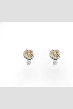 DUR Ohrring-Set Schmuck: Ohrring, Ohrstecker "Polarstern" mit Strandsand O5052 - Verkäufer: Strandsandschmuck