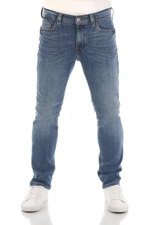 Mustang Slim-fit-Jeans Herren Jeanshose Vegas Slim Fit Denim Hose mit Stretch - Verkäufer: Jeans-direct