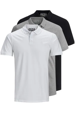 JACK & JONES Poloshirt Basic (3-tlg., 3er Pack) slimfit / figurbetont geschnitten - Verkäufer: Velvet-Shop
