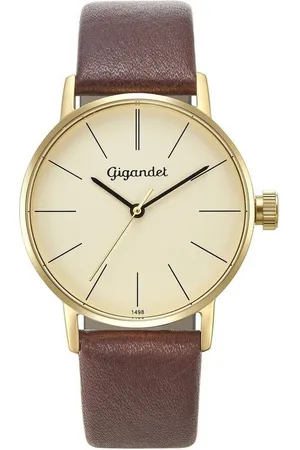 Gigandet Quarzuhr Minimalism, Mineralglas, schlicht, Lederarmband - Verkäufer: