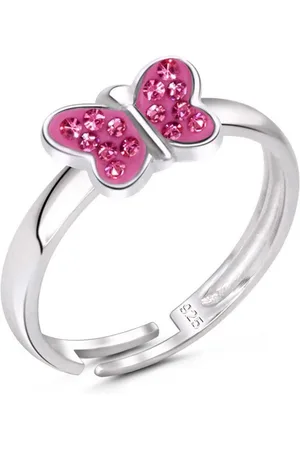schmuck23 Fingerring Kinder Ring Schmetterling 925 Silber, Kinderschmuck Mädchen Geschenk - Verkäufer: