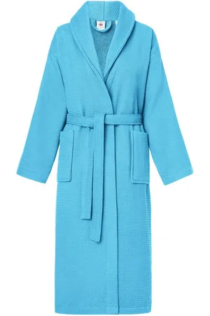 Ladeheid Bademantel Damen Waffelpiqué Bademantel - 100% Baumwolle LA40-227, Langform, Baumwolle - Verkäufer: HISERT