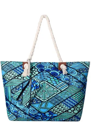 DonDon Strandtasche Shopper wasserabweisende Tasche (2-tlg), Große Strandtasche, mit Reißverschluss, inkl. kleinem Beutel - Verkäufer: urban-styles