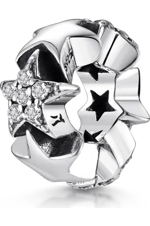 Materia Bead Damen Spacer Bead Sterne Zirkonia 1111, 925 Sterling Silber - Verkäufer: Schmuck