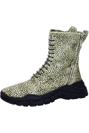 Momino 3990 Boots Stiefel Stiefeletten Leder Lammfell Schnürstiefelette - Verkäufer: Alex und Elis Kinderschuhe