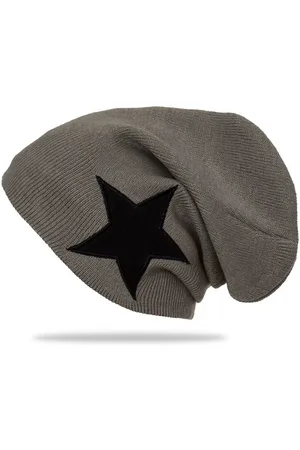 CASPAR Beanie MU094 klassische Fein Strick Unisex Mütze mit STERN - Verkäufer: & SIKORA
