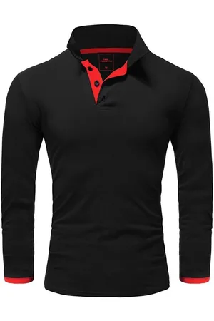 amaci Poloshirt CHARLOTTE Langarm Kontrast Poloshirt - Verkäufer:
