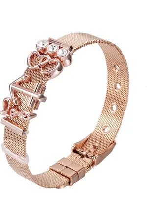 Heideman Armband Mesh Armband poliert (Armband, inkl. Geschenkverpackung), Charms sind austauschbar - Verkäufer:
