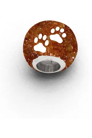 DUR Bead Schmuck: Anhänger "Bead Lucky Dog" mit Bernstein P3548 - Verkäufer: Strandsandschmuck