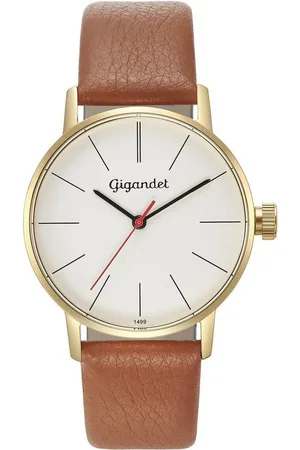 Gigandet Quarzuhr Minimalism, Mineralglas, schlicht, Lederarmband - Verkäufer: