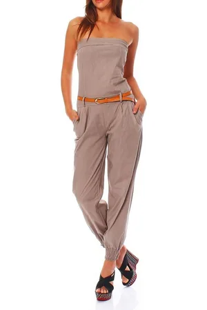 malito more than fashion Jumpsuit 1585 figurbetonter trägerloser Overall Einteiler - Verkäufer: malito