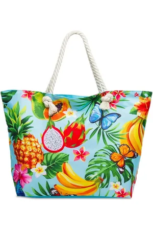 CASPAR Strandtasche TS1055 große Damen XXL Strandtasche mit bunten Hawaii Motiven - Verkäufer: & SIKORA