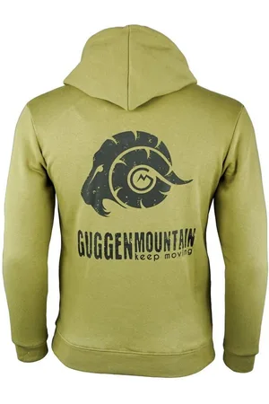 Guggen Mountain Hoodie Kapuzenpullover Hoodie Pullover mit Kapuze und Fleece HW02 - Verkäufer: