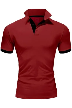 amaci Poloshirt DETROIT Basic Kontrast Poloshirt - Verkäufer: