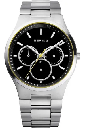 Bering Multifunktionsuhr Classic, Multifunktion, 24 Std Anzeige, Leuchzeiger, gelber Sekundenzeiger - Verkäufer: Gigandet