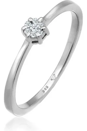Elli DIAMONDS Verlobungsring Verlobungsring Diamanten (0.045 ct) 585 Weißgold - Verkäufer: JULIE & GRACE GmbH