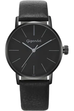 Gigandet Quarzuhr Minimalism, Mineralglas, schlicht, Lederarmband - Verkäufer: