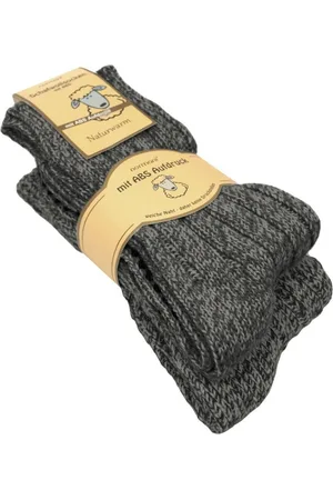 Normani Thermosocken 2 Paar Norweger-ABS-Socken mit Schafwolle (Set, 2 Paar) hoher Schafwollanteil - Verkäufer: