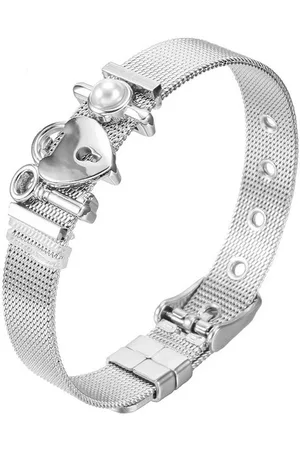 Heideman Armband Mesh Armband rose goldfarben (Armband, inkl. Geschenkverpackung), Charms sind austauschbar - Verkäufer: