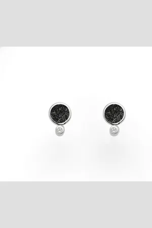 DUR Ohrring-Set Schmuck: Ohrring, Ohrstecker "Polarstern" mit Lavasand O5053 - Verkäufer: Strandsandschmuck