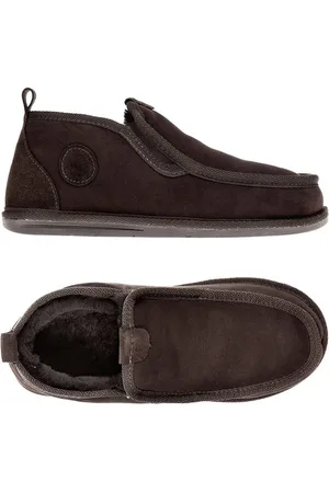 Vanuba BOND Herren Hausschuh Echtleder Hüttenschuhe/Winter-Hausschuhe/Gefüttert - Verkäufer: HausSchuhe-Design