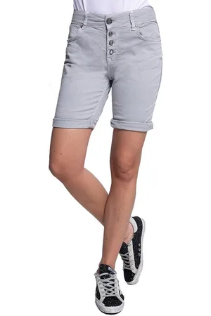 Zhrill Shorts Shorts JESSY Grey (0-tlg) bequemer Sitzkomfort - Verkäufer: Trenddeal GmbH