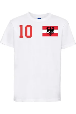 Youth Designz T-Shirt Österreich Kinder T-Shirt im Fußball Trikot Look mit trendigem Motiv - Verkäufer: EmDa Trading GmbH