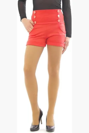 Yeset Shorts Shorts hoher Bund mit Taschen Mini komfortabel, praktisch - Verkäufer: Shop