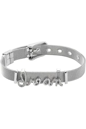Heideman Armband Mesh Armband Dream poliert (Armband, inkl. Geschenkverpackung), Charms sind austauschbar - Verkäufer: