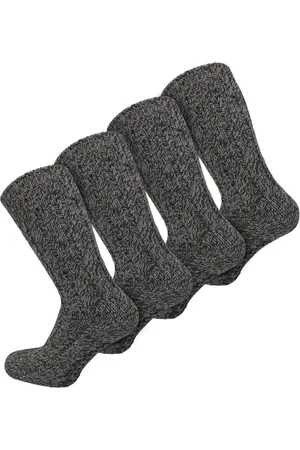 Normani Thermosocken 4 Paar Norweger-ABS-Socken mit Schafwolle (4 Paar) hoher Schafwollanteil - Verkäufer: