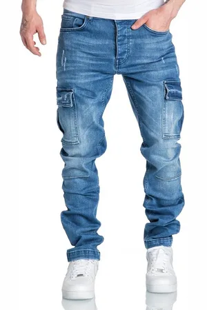 amaci Straight-Jeans MIAMI Regular Slim Cargo Jeans - Verkäufer: