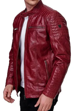 Tazzio Lederjacke 19709 Herren Echtleder Leder Jacke im Biker-Look - Verkäufer:
